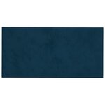 vidaXL Panneaux muraux 12 Pièces Bleu 60x30 cm Velours 2 16 m²