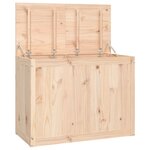 vidaXL Boîte à linge 88 5x44x66 cm Bois massif de pin