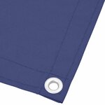 vidaXL Écran de balcon bleu 75x700 cm 100  polyester oxford