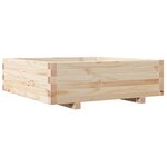 vidaXL Jardinière 80x80x26 5 cm bois de pin massif