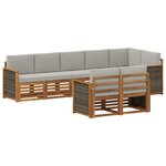 vidaXL Ensemble de canapés d'extérieur 7 pc