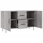 vidaXL Buffet sonoma gris 100x36x60 cm bois d'ingénierie