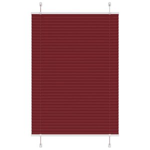 vidaXL Store plissé rouge bordeaux 100x150 cm largeur du tissu 99 4 cm