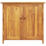 vidaXL Armoire de jardin 75x35x70 cm bois massif d'acacia