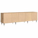 vidaXL Meuble TV chêne artisanal 150 x 30 x 44.5 cm Bois d'ingénierie