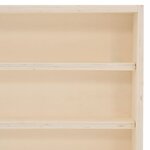 vidaXL Vitrine de collection en bois avec portes 80 x 8 5 x 37 cm