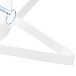 vidaXL Support de sapin de Noël Blanc 47x47x13 5 cm