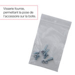 Pied elliptique à sceller pour boîte aux lettres renz - aluminium