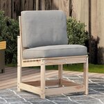 vidaXL Chaise de jardin 50 5x55x77 cm bois de pin massif