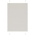 vidaXL Store plissé gris clair 85x100 cm largeur du tissu 84 4 cm