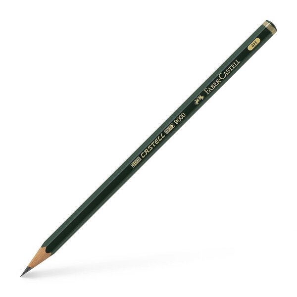Crayon papier 9000 hexagonal mine 2mm 4H FABER-CASTELL