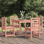 vidaXL Ensemble à manger de jardin 5 Pièces bois massif Douglas