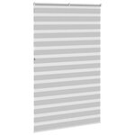 vidaXL Store zèbre gris clair largeur du tissu 145 9 cm polyester
