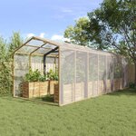 vidaXL Couverture pour plantes Transparent 6 x 12 m PE