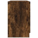 vidaXL Meuble d'évier chêne fumé 59x37x59 cm bois d'ingénierie