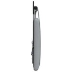 vidaXL Tête de lit suspendue Gris clair Tissu