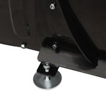 vidaXL Chasse-neige pour VTT 150x38 cm Noir