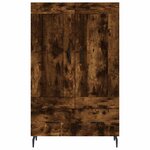 vidaXL Buffet haut chêne fumé 69 5x31x115 cm bois d'ingénierie