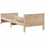 vidaXL Lit extensible pour enfants Other Marron 80 x 130 / 165 / 200 cm