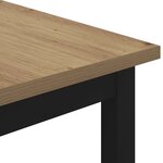 vidaXL Table basse Chêne artisan 60 x 60 x 36 cm Bois d'ingénierie