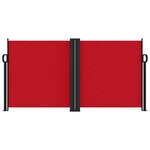 vidaXL Auvent latéral rétractable rouge 120x1200 cm