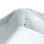 vidaXL Brouette Argent et noir 124 x 73 x 65 cm Acier