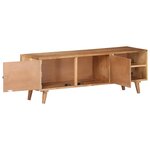 vidaXL Meuble TV 115x30x39 cm Bois d'acacia massif