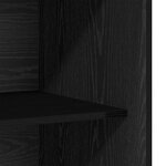 vidaXL Armoire Chêne noir 80 x 50 x 200 cm Bois d'ingénierie