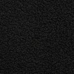 vidaXL Canapé modulaire sans accoudoirs Noir 55 cm Tissu bouclé aspect laine