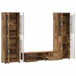 vidaXL Ensemble meuble TV FLORIN Bois ancien Bois d'ingénierie