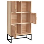 vidaXL Buffet haut 70x35x125 cm bois d'ingénierie