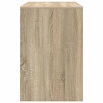 vidaXL Bureau Chêne sonoma 102 x 50 x 75 cm Bois d'ingénierie