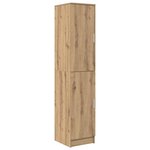 vidaXL Bureau 2 Pièces Chêne artisanal