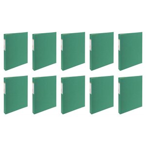 Classeur rembordé papier 2 anneaux 30mm Forever - A4  vert x 10 EXACOMPTA