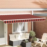 vidaXL Valance d'auvent pour cadre de 4 m Multicolore 3 8x0 2 m