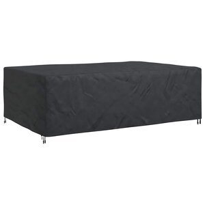 vidaXL Housse pour mobilier d'extérieur Noir 300 x 200 x 90 cm 210D