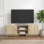 vidaXL Meuble TV 150 x 31 x 50 cm Chêne Sonoma Bois d’ingénierie
