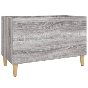 vidaXL Armoire à disques sonoma gris 74 5x38x48 cm bois d'ingénierie