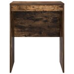 vidaXL Bureau Chêne fumé 60 x 50 x 76 cm Bois d'ingénierie