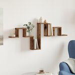 vidaXL Étagère murale en bois ancien 104 5x10x43 cm en bois d'ingénierie