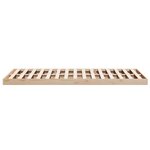 vidaXL Cadre de lit surélevé Naturel 140 x 210 cm Bois de pin massif