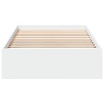 vidaXL Cadre de lit avec tiroirs sans matelas blanc 90x200 cm