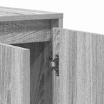 vidaXL Buffet Sonoma gris 135 x 41 x 69 cm Bois d'ingénierie
