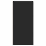 vidaXL Buffet noir 79x38x80 cm bois d'ingénierie