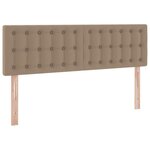 vidaXL Lit de Rangement Cappuccino 140 x 190 cm Cuir synthétique