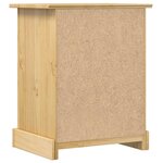 vidaXL Table de chevet Corona 53x39x66 cm bois de pin massif