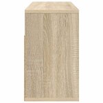 vidaXL Basboard avec tiroir Chêne Sonoma 72 x 22 5 x 38 cm