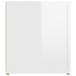 vidaXL Meubles TV 2 Pièces Blanc brillant 80x31 5x36 cm Bois d'ingénierie
