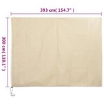 vidaXL Housse de protection pour plantes avec fermeture éclair 70 g/m²