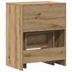 vidaXL Coiffeuse chêne artisanal 60 x 40 x 75 cm Bois d'ingénierie